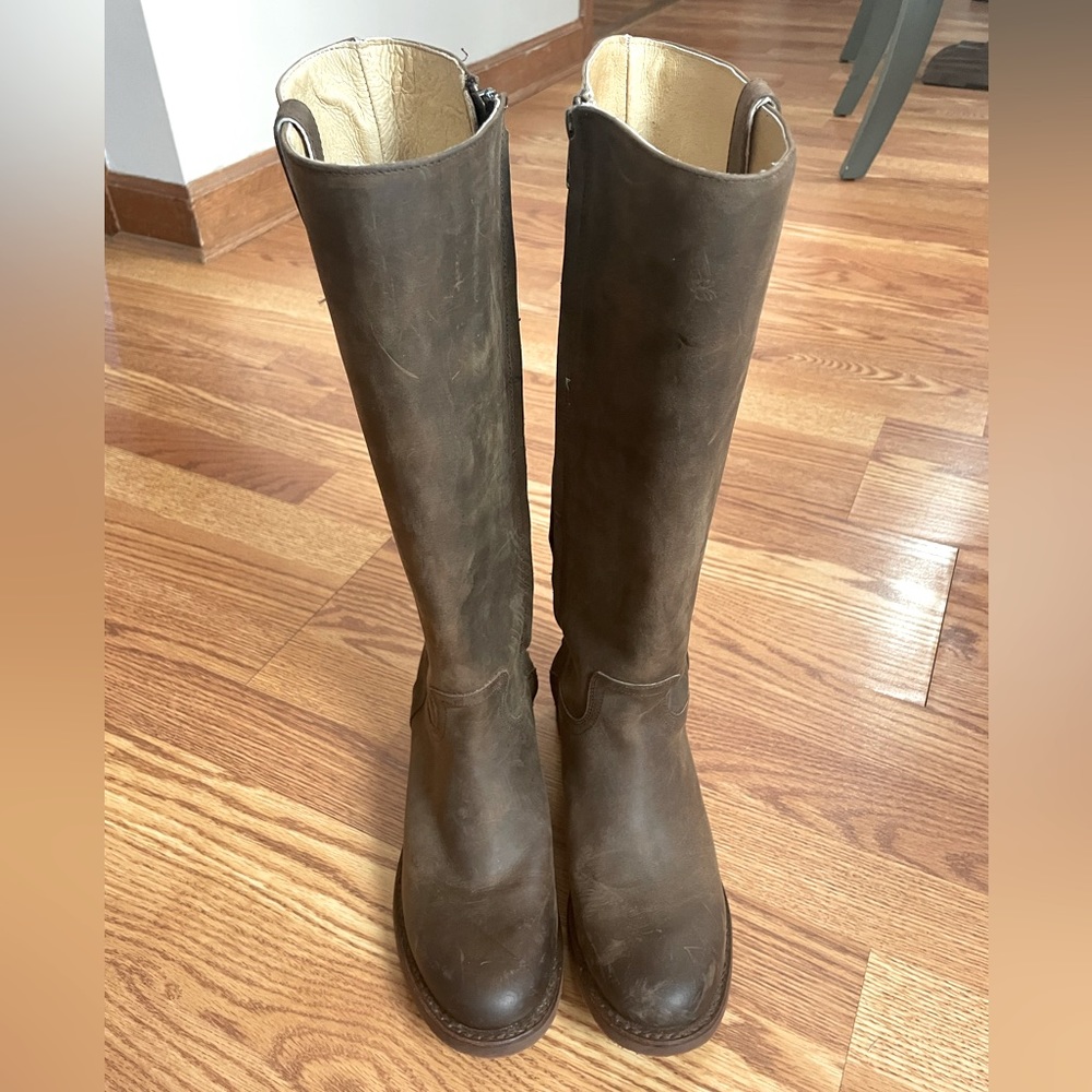 New Justin Boots, Leather Knee-high, Size 7 1/2